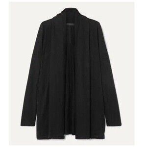 THE ROW Knightsbridge Open Front Light weight Cardigan Black - Small ($450)